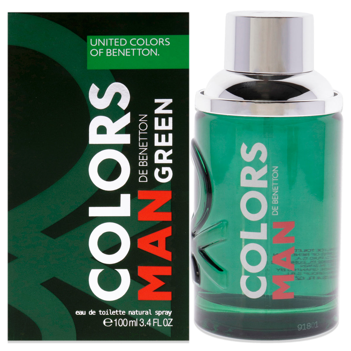 Colors Man Green by United Colors Of Benetton for Men - 3.4 oz EDT Spray