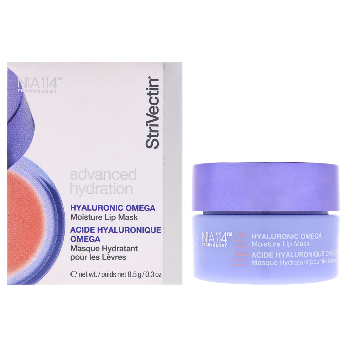 Advanced Hyaluronic Omega Moisture Lip Mask by Strivectin for Unisex - 0.3 oz Lip Mask