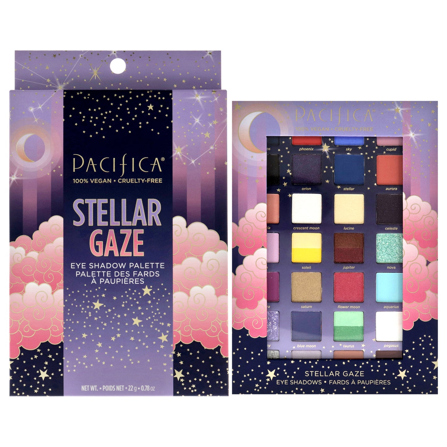 Eyeshadow Palette - Stellar Gaze by Pacifica for Women - 0.78 oz Eye Shadow