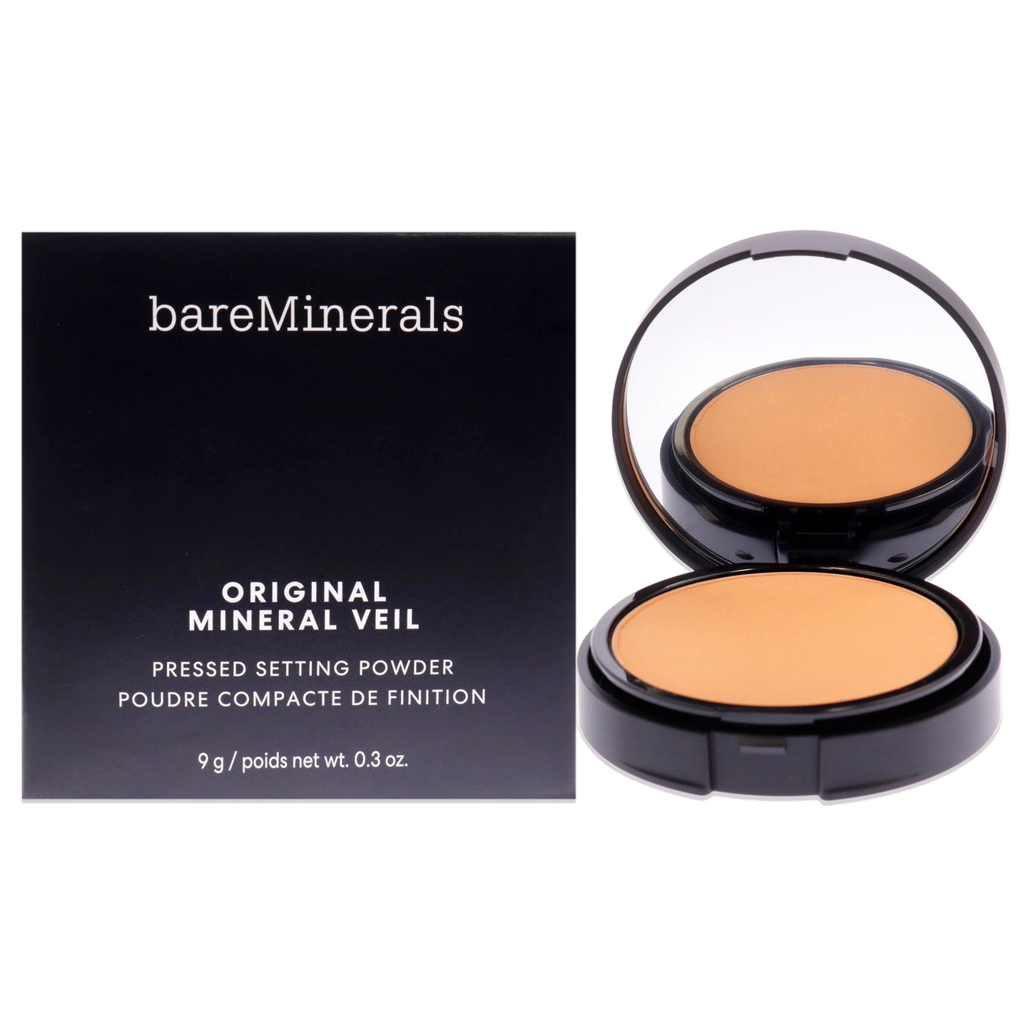 Original Mineral Veil Pressed Setting Powder - Sheer Tan by bareMinerals for Women - 0.3 oz Powder