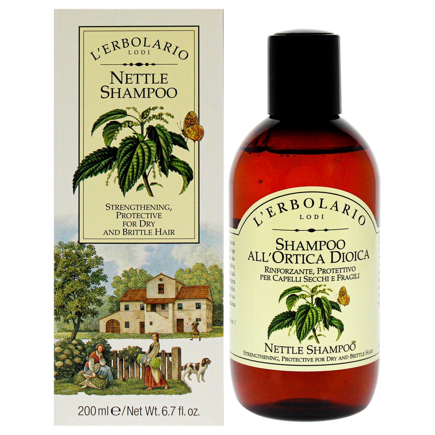 Shampoo - Nettle by LErbolario for Unisex - 6.7 oz Shampoo