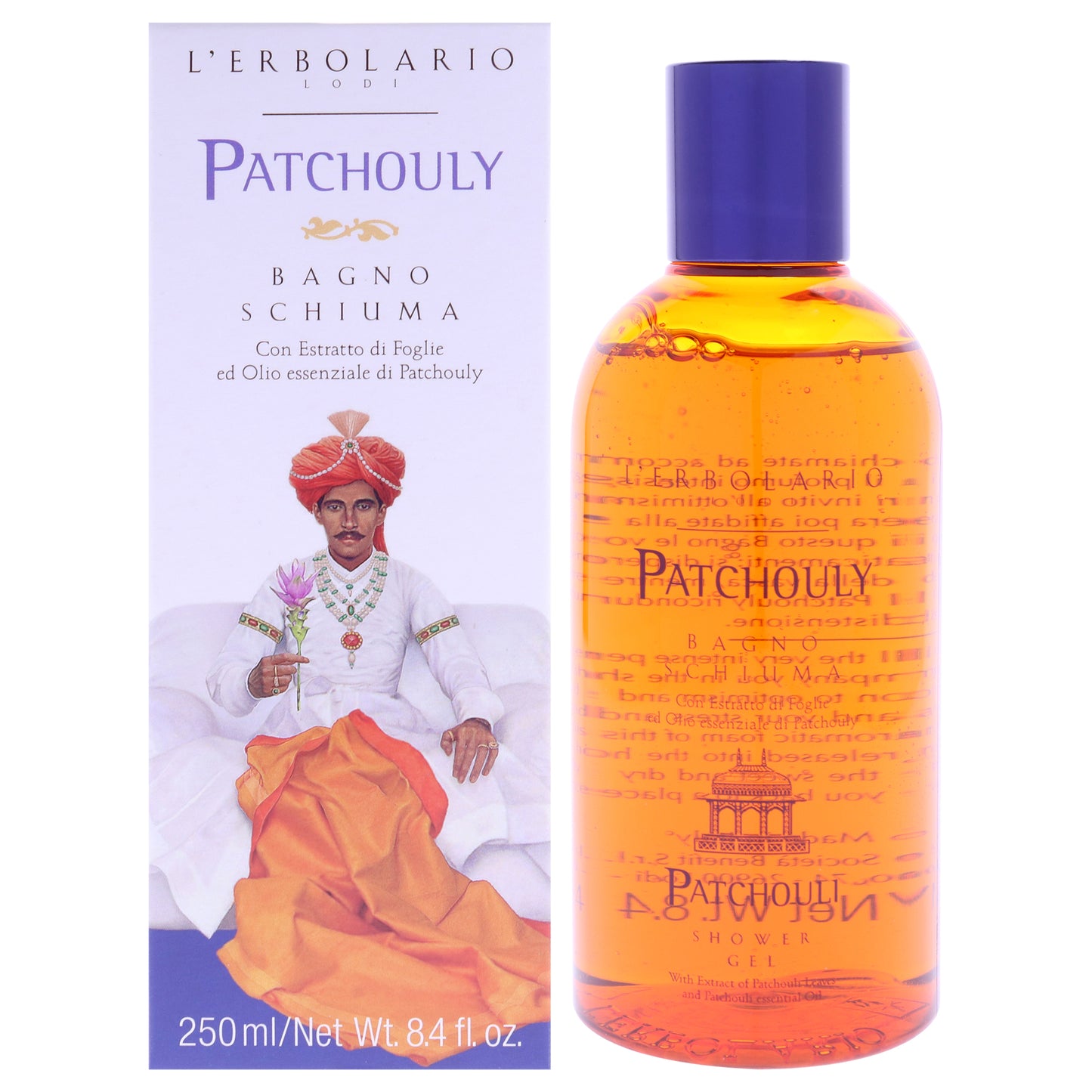 Shower Gel - Patchouli by LErbolario for Unisex - 8.4 oz Shower Gel