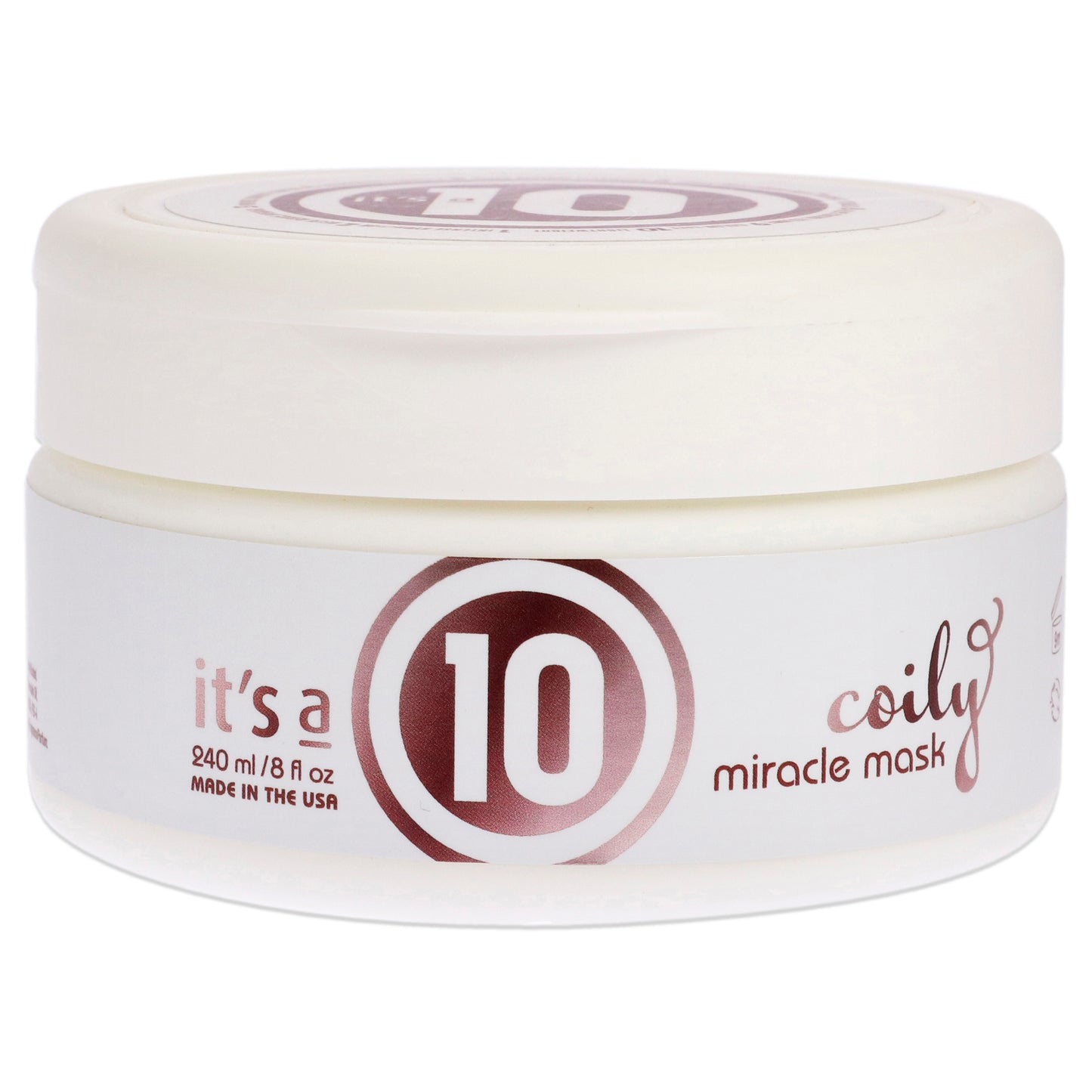Coily Miracle Mask by Its A 10 for Unisex - 8 oz Mask