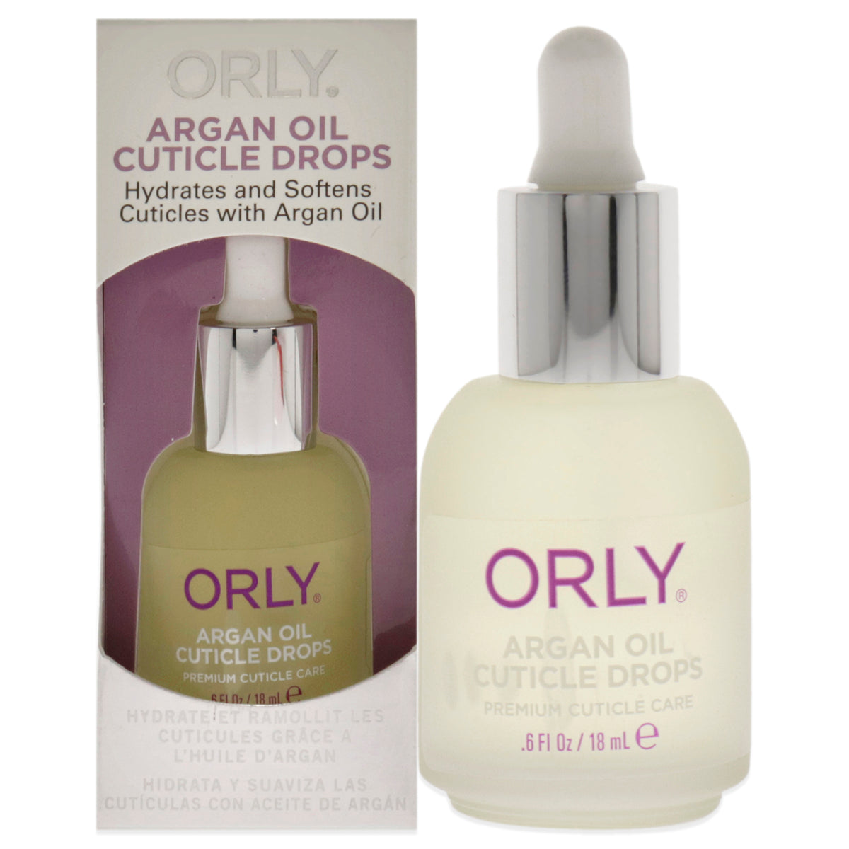 Argan Oil Cuticle Drops by Orly for Women - 0.6 oz Oil