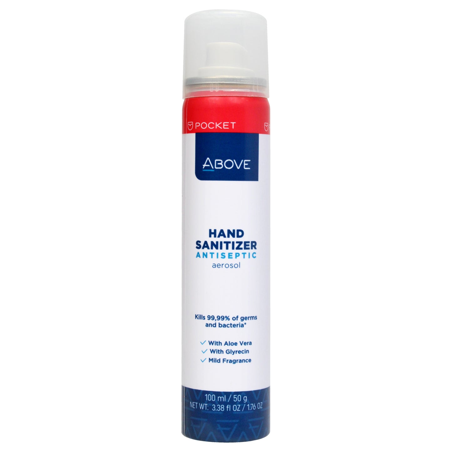 Antiseptic Hand Sanitizer Aerosol Spray by Above for Unisex - 3.38 oz Hand Sanitizer