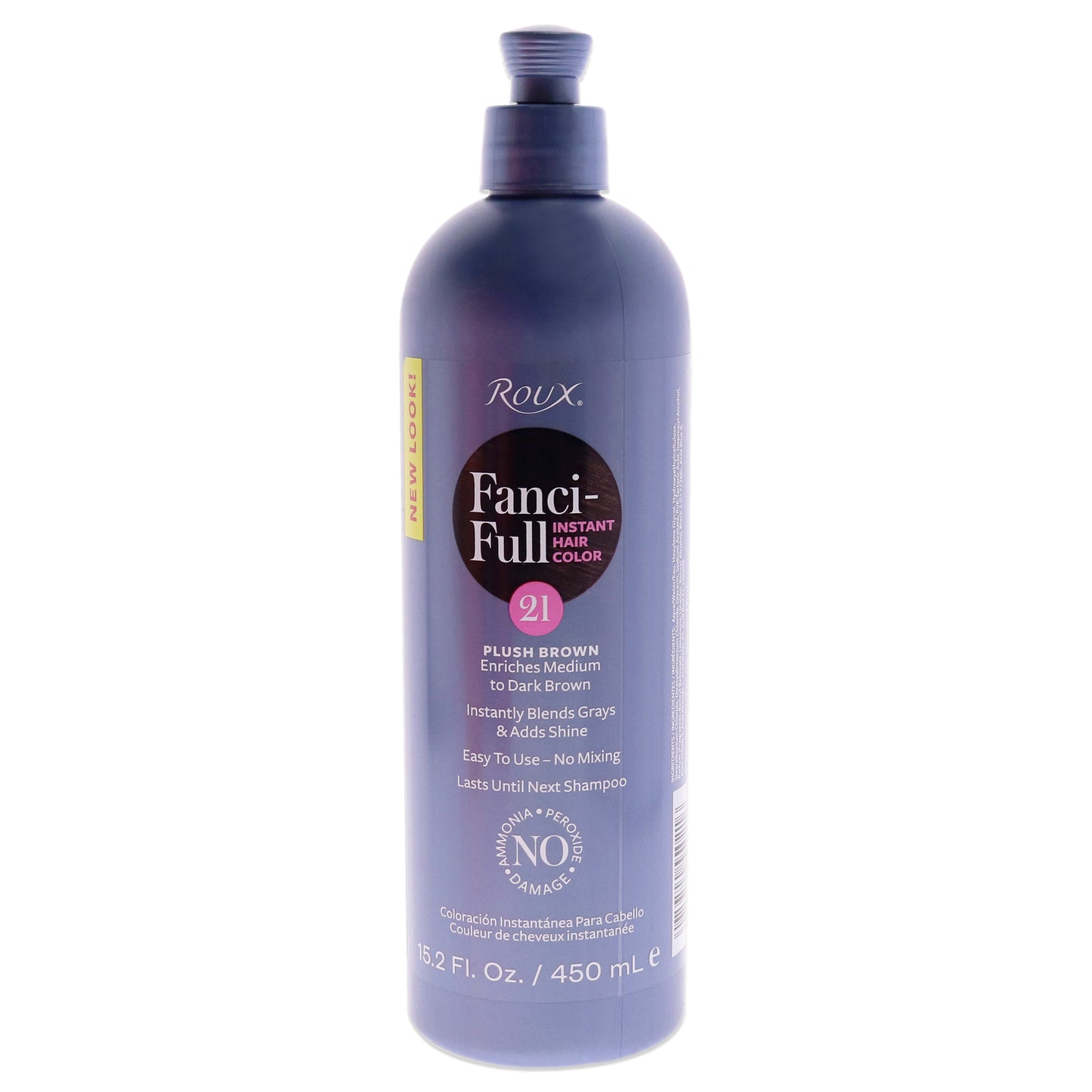 Fanci-Full Rinse Instant Hair Color - 21 Plush Brown 15.2 oz Hair Color