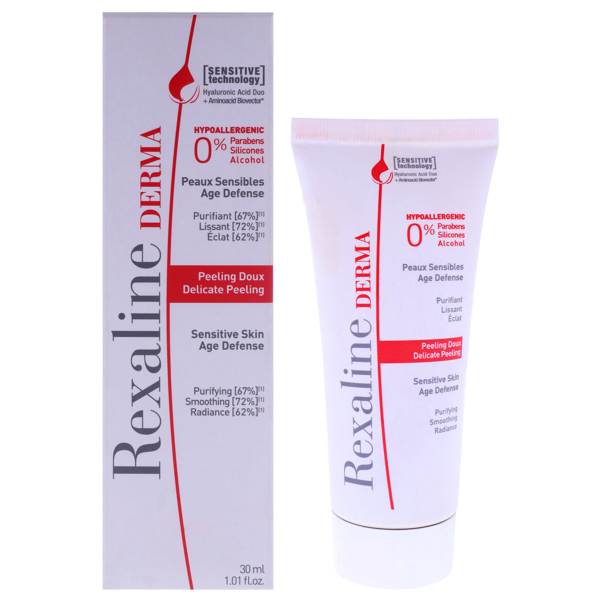 Derma Delicate Peeling by Rexaline for Unisex - 1.01 oz Exfoliator