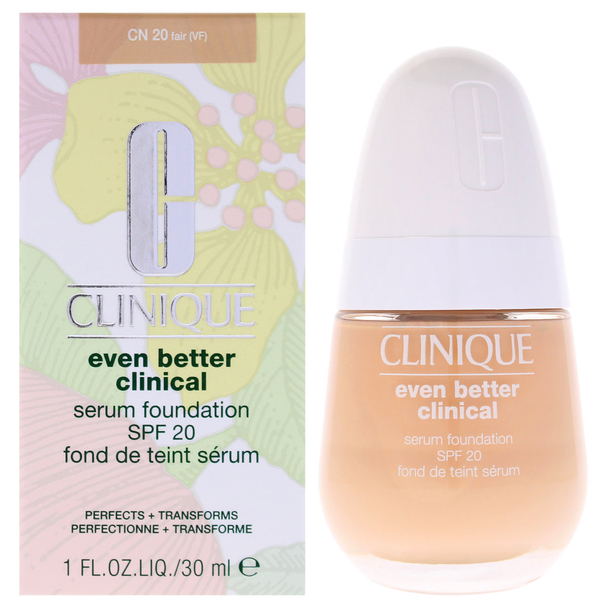 Even Better Clinical Serum Foundation SPF 20 - CN 20 Fair by Clinique for Women - 1 oz Foundation