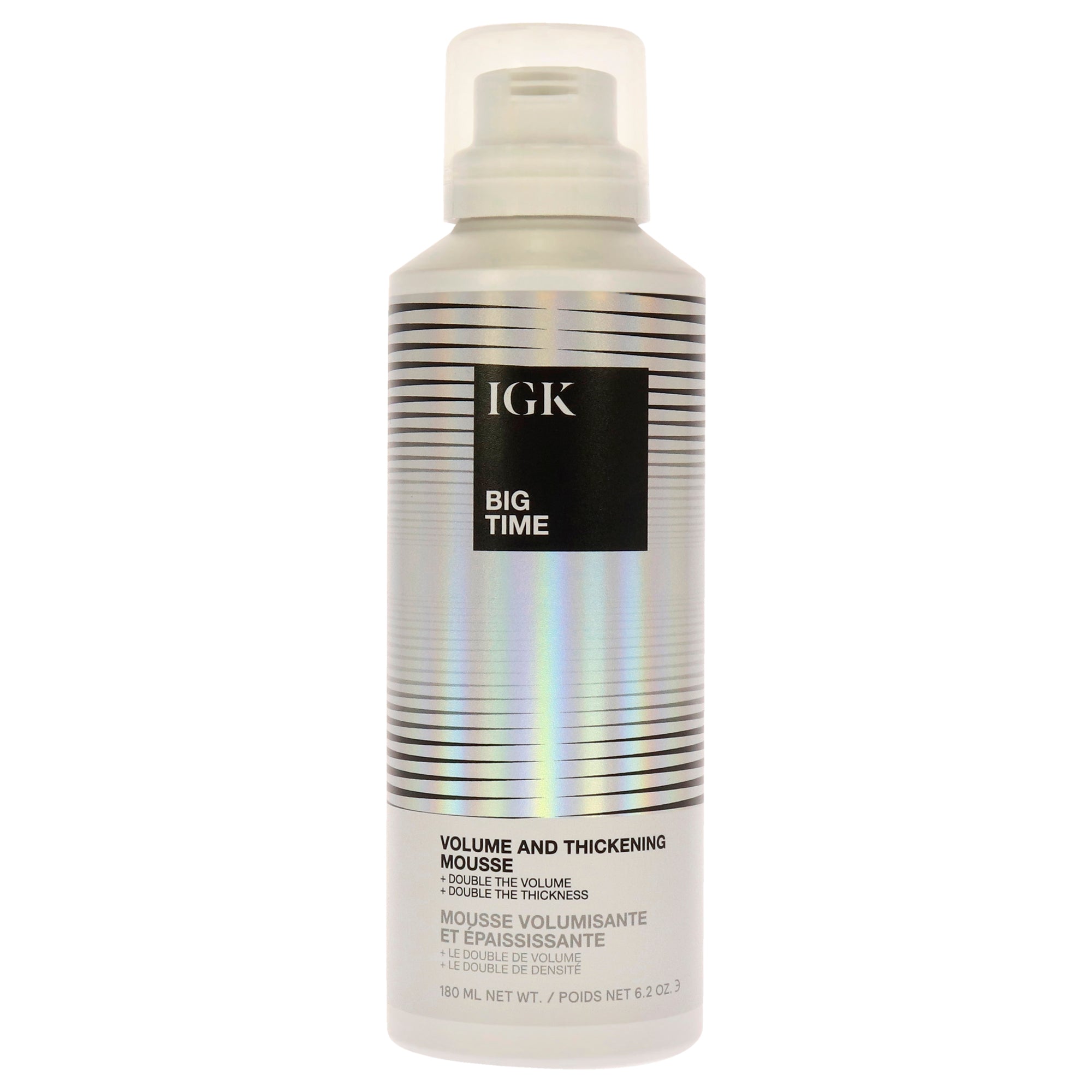 Big Time Volume and Thickening Mousse by IGK for Unisex - 6.2 oz Mousse