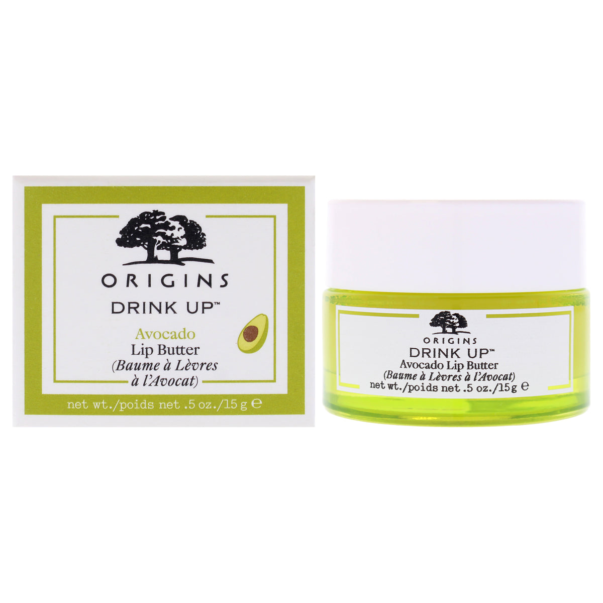 Drink Up Lip Butter - Avocado by Origins for Unisex - 0.5 oz Lip Balm