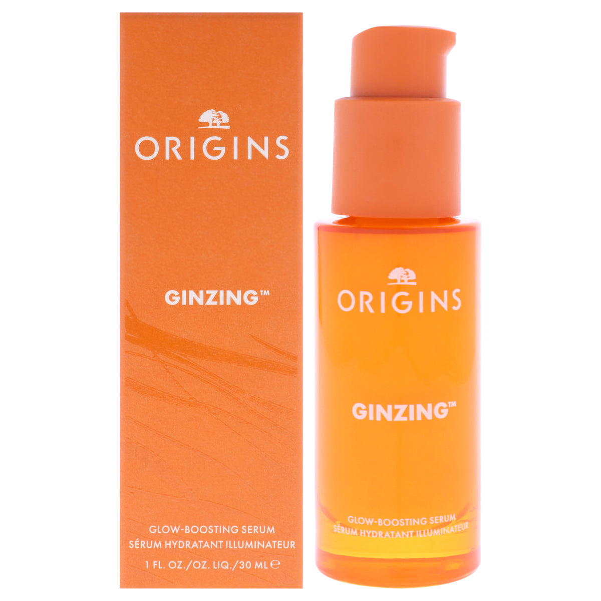 Ginzing Glow Boosting Serum by Origins for Unisex - 1 oz Serum