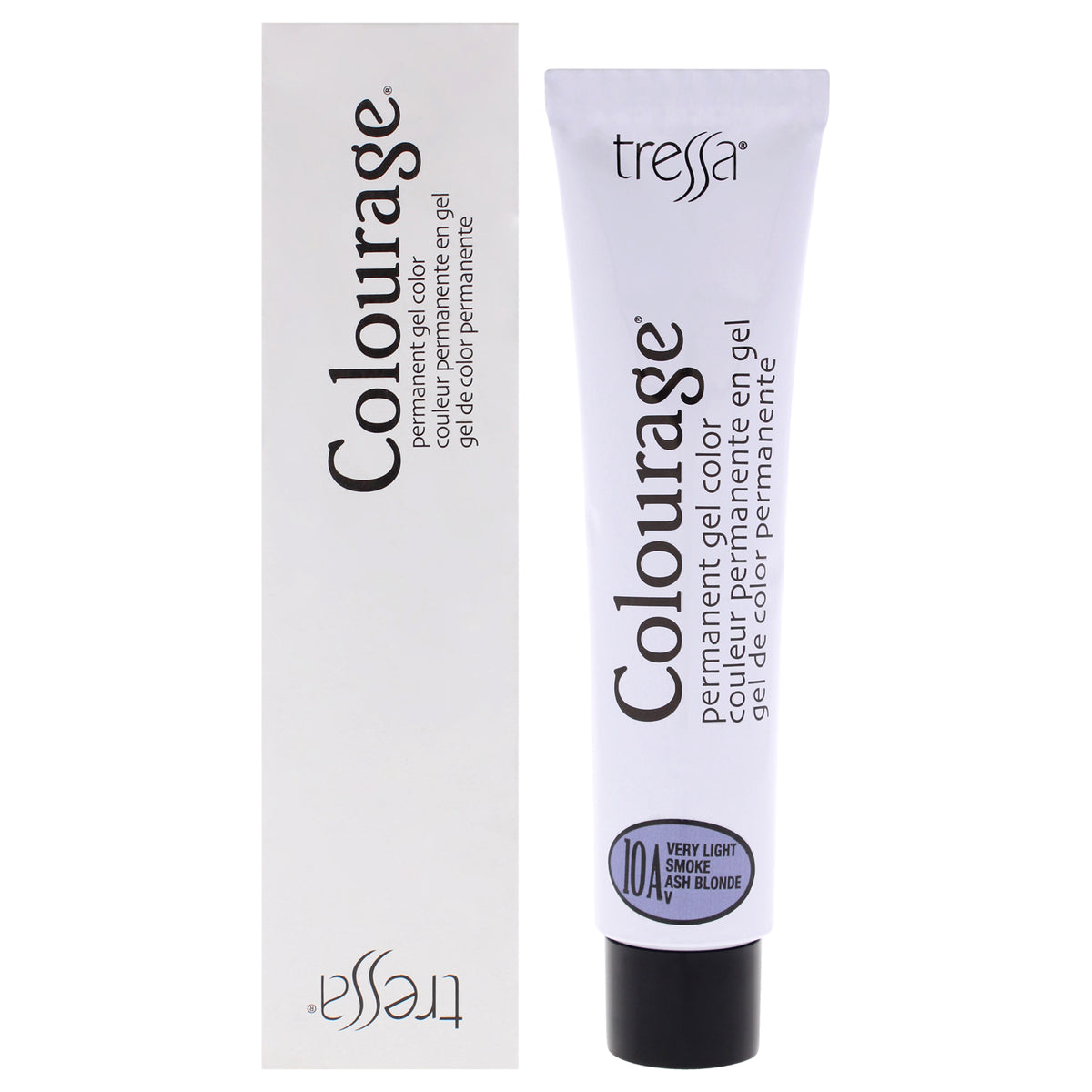 Colourage Permanent Gel Color - 10A Very Light Smoke Ash Blonde by Tressa for Unisex - 2 oz Hair Color