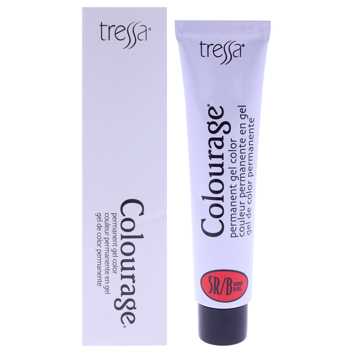 Colourage Permanent Gel Color - 5RB Wine by Tressa for Unisex - 2 oz Hair Color