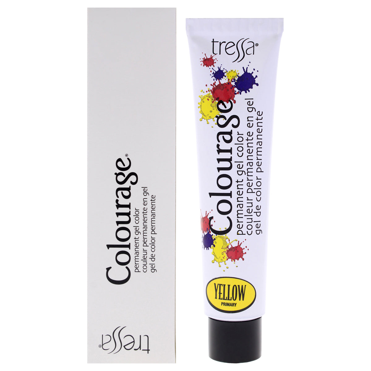 Colourage Permanent Gel Color - Yellow Concentrate by Tressa for Unisex - 2 oz Hair Color