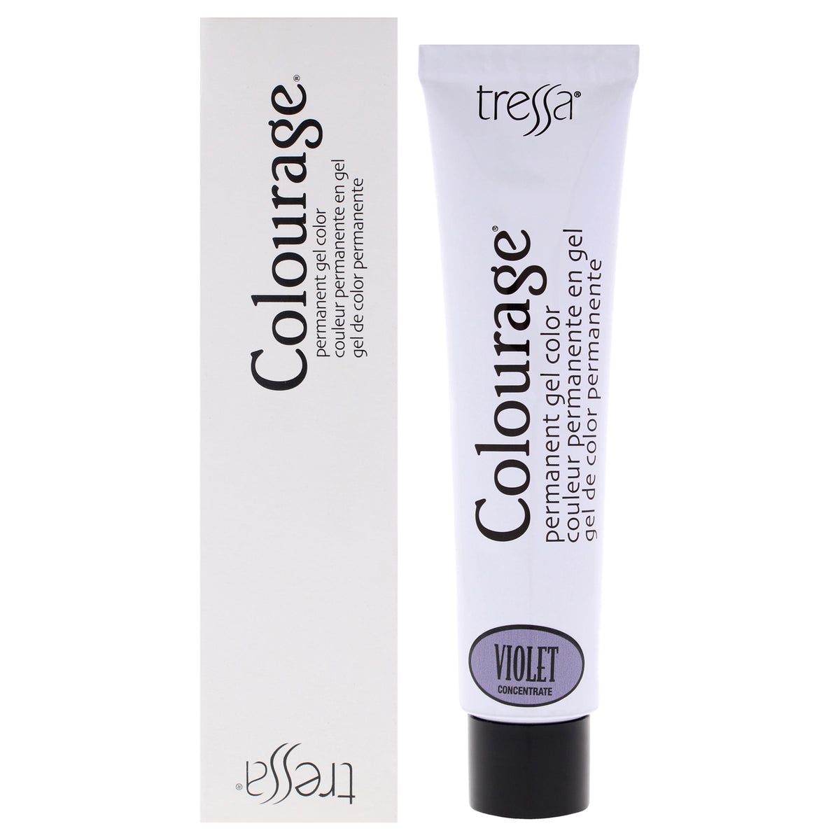 Colourage Permanent Gel Color - Violet Concentrate by Tressa for Unisex - 2 oz Hair Color