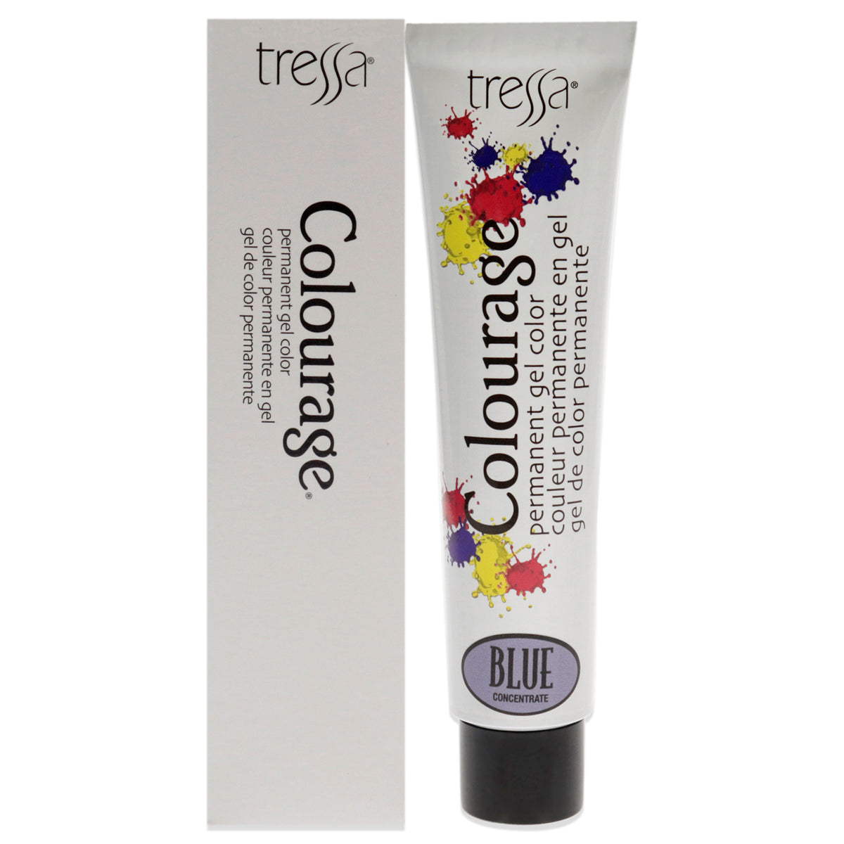 Colourage Permanent Gel Color - Blue Concentrate by Tressa for Unisex - 2 oz Hair Color