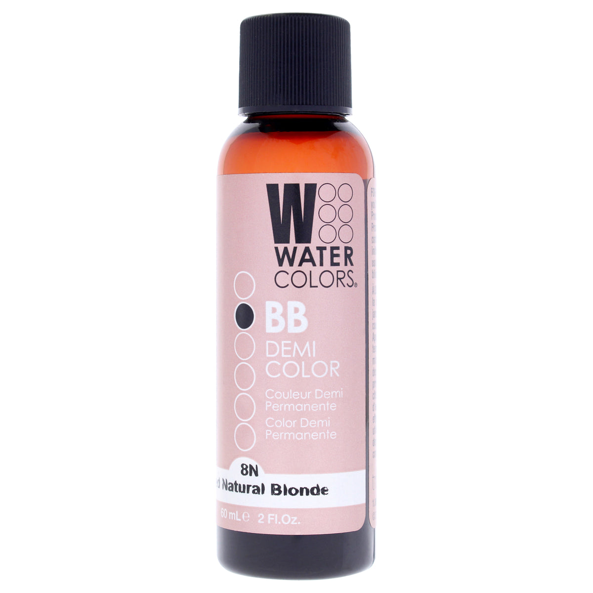 Watercolors BB Demi-Permanent Hair Color - 8N Medium Natural Blonde by Tressa for Unisex - 2 oz Hair Color