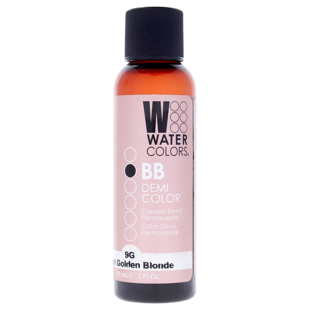 Watercolors BB Demi-Permanent Hair Color - 9G Light Golden Blonde by Tressa for Unisex - 2 oz Hair Color