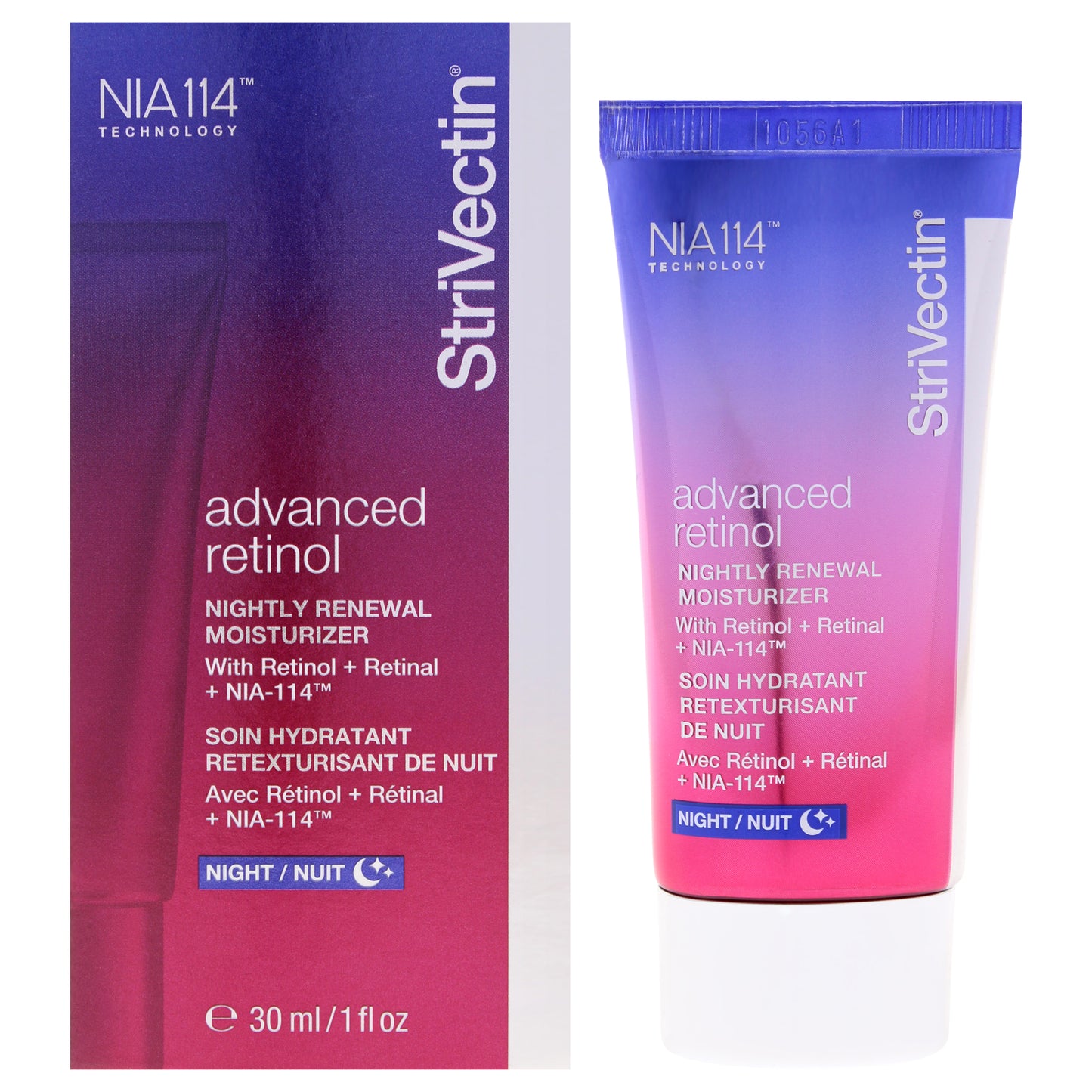 Advanced Retinol Intensive Night Moisturizer by Strivectin for Unisex - 1 oz Moisturizer