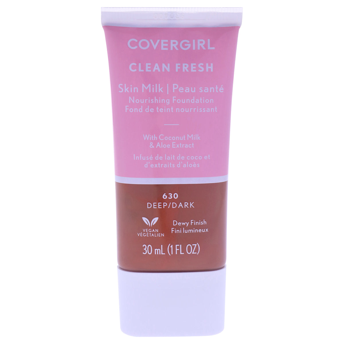Clean Fresh Skin Milk Foundation - 630 Deep Dark by CoverGirl for Women - 1 oz Foundation