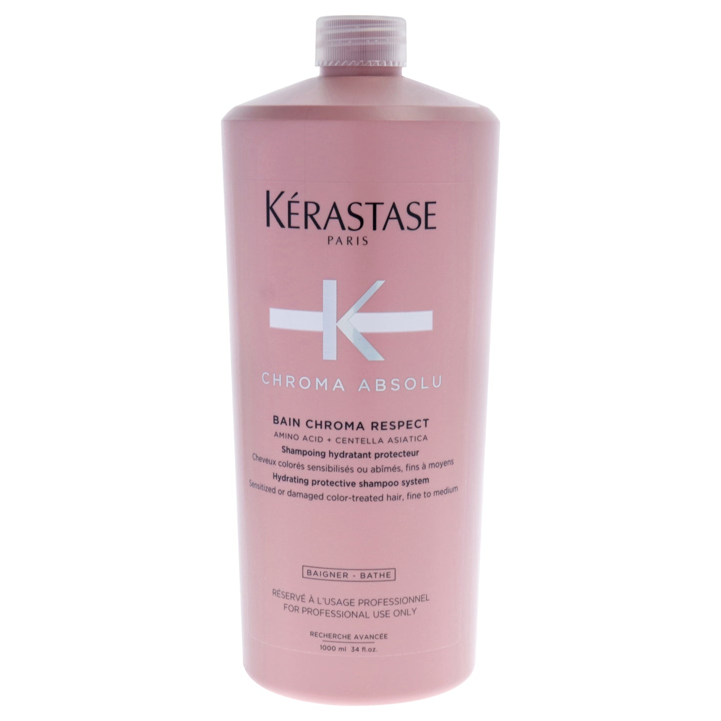 Chroma Absolu Bain Respect Shampoo by Kerastase for Unisex - 34 oz Shampoo