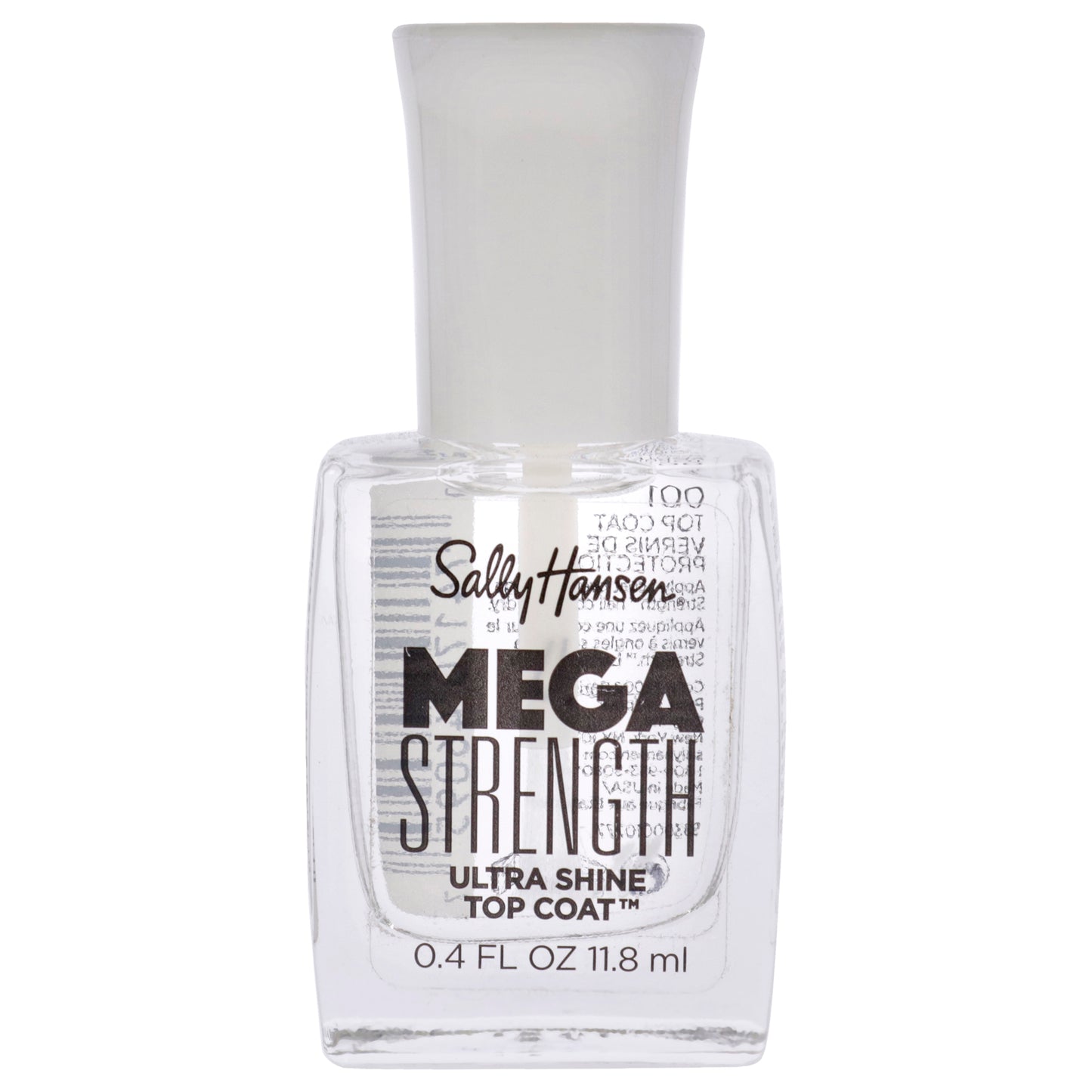 Mega Strength Nail Color - 001 Top Coat 0.4 oz Nail Polish