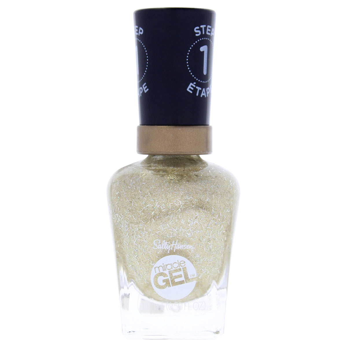 Miracle Gel - 150 Kris Krin-Gold by Sally Hansen for Women - 0.5 oz Nail Polish