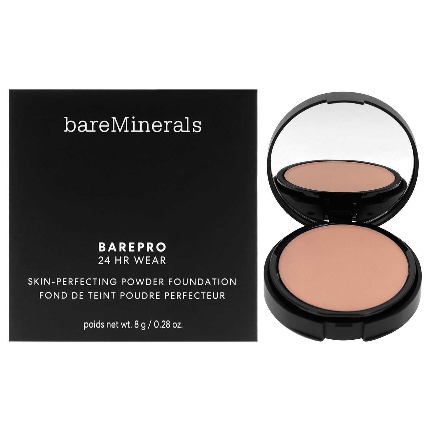 Barepro 24HR Skin Perfecting Powder Foundation - 25 Neutral Light by bareMinerals for Women - 0.28 oz Foundation