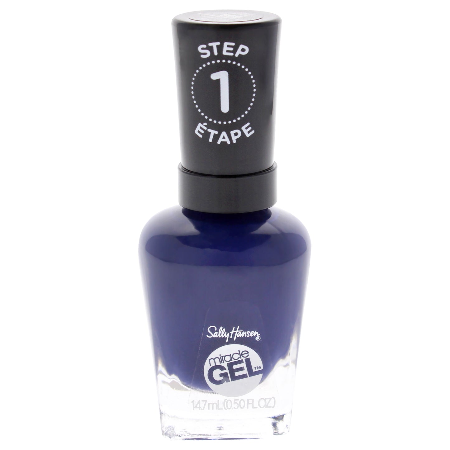 Miracle Gel - 609 Midnight Mod by Sally Hansen for Women - 0.5 oz Nail Polish
