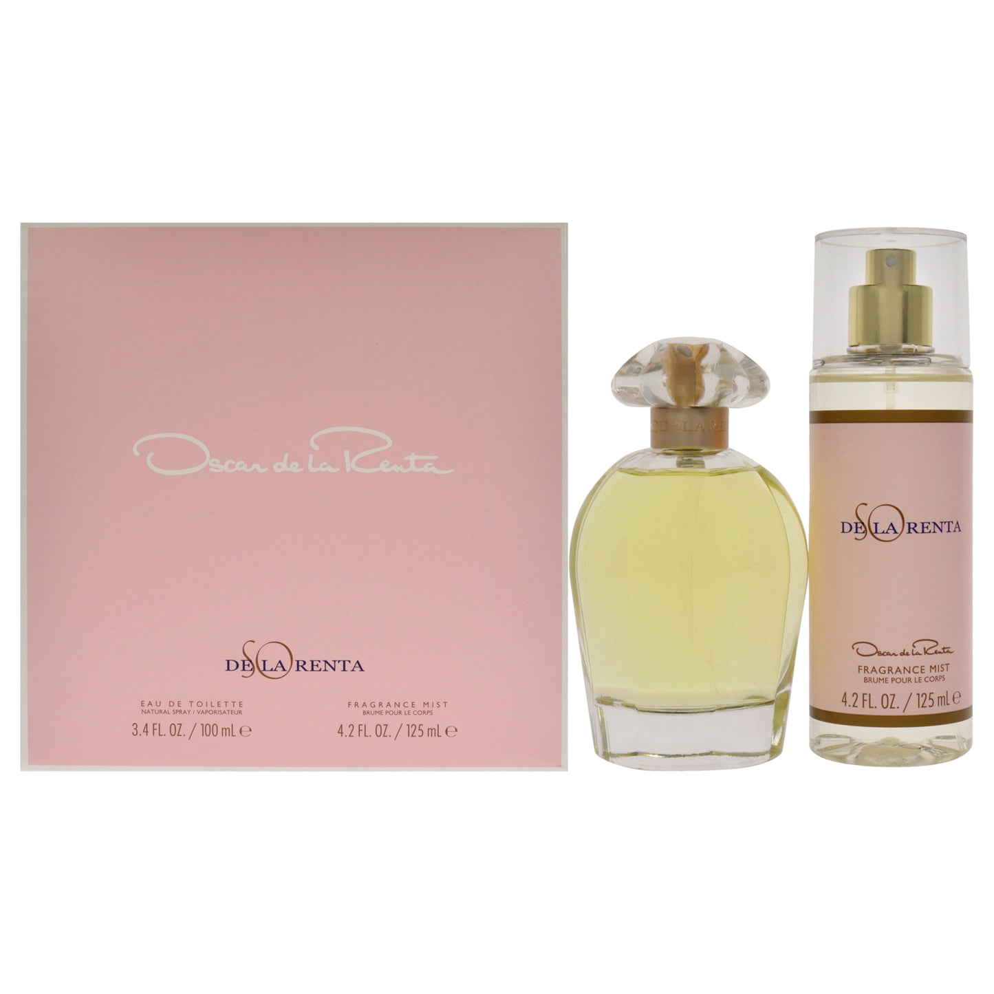 So de la Renta by Oscar De La Renta for Women - 2 Pc Gift Set 3.4oz EDT Spray, 4.2oz Fragrance Mist