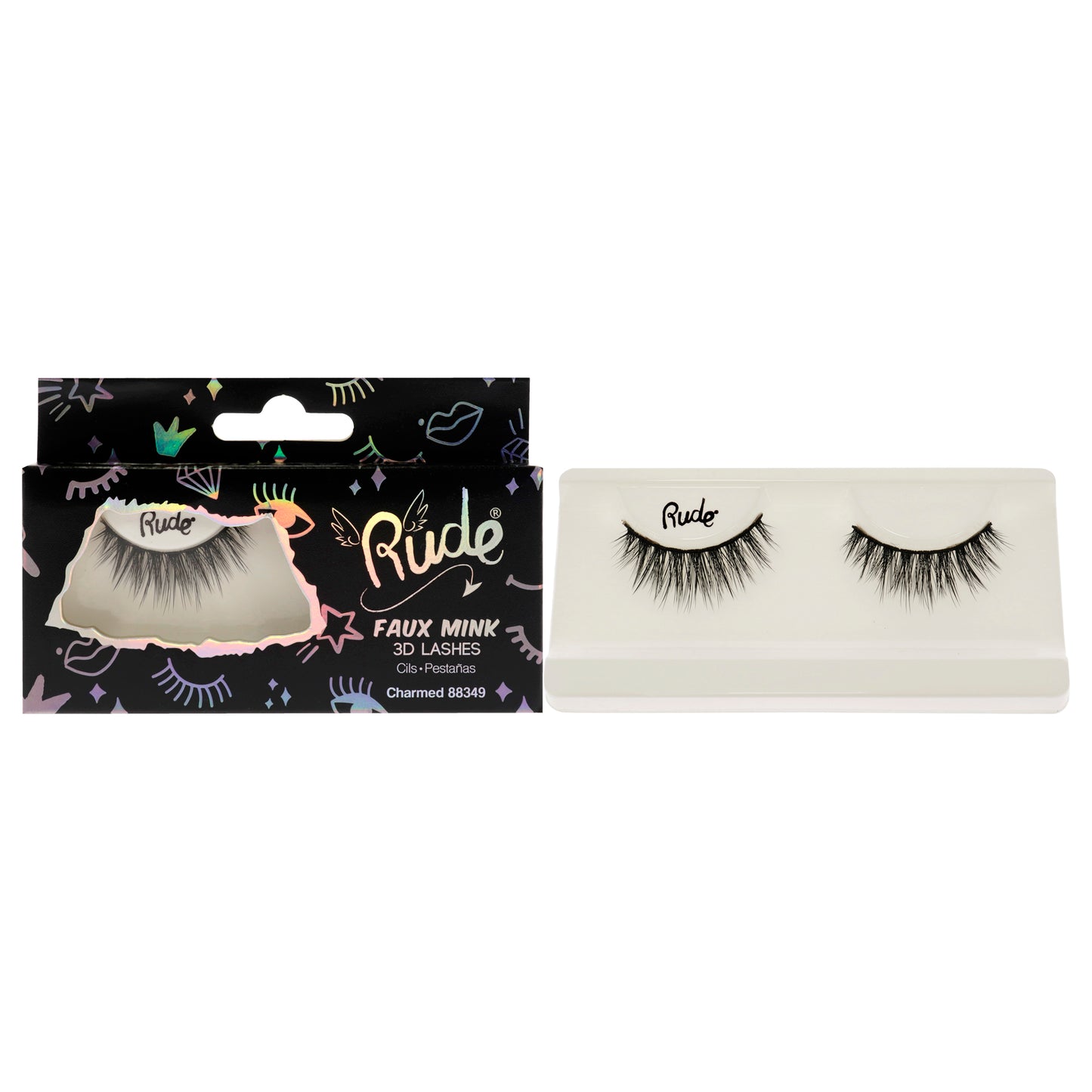 Essential Faux Mink 3D Lashes - Charmed 1 Pair Eyelashes