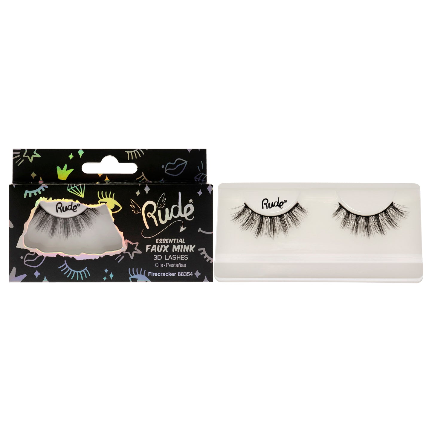 Essential Faux Mink 3D Lashes - Firecracker 1 Pair Eyelashes