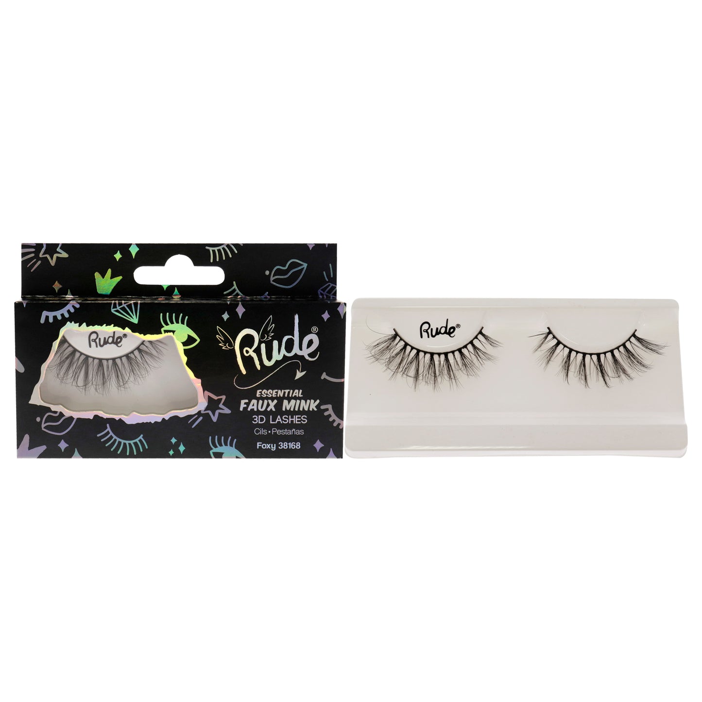 Essential Faux Mink 3D Lashes - Foxy 1 Pair Eyelashes