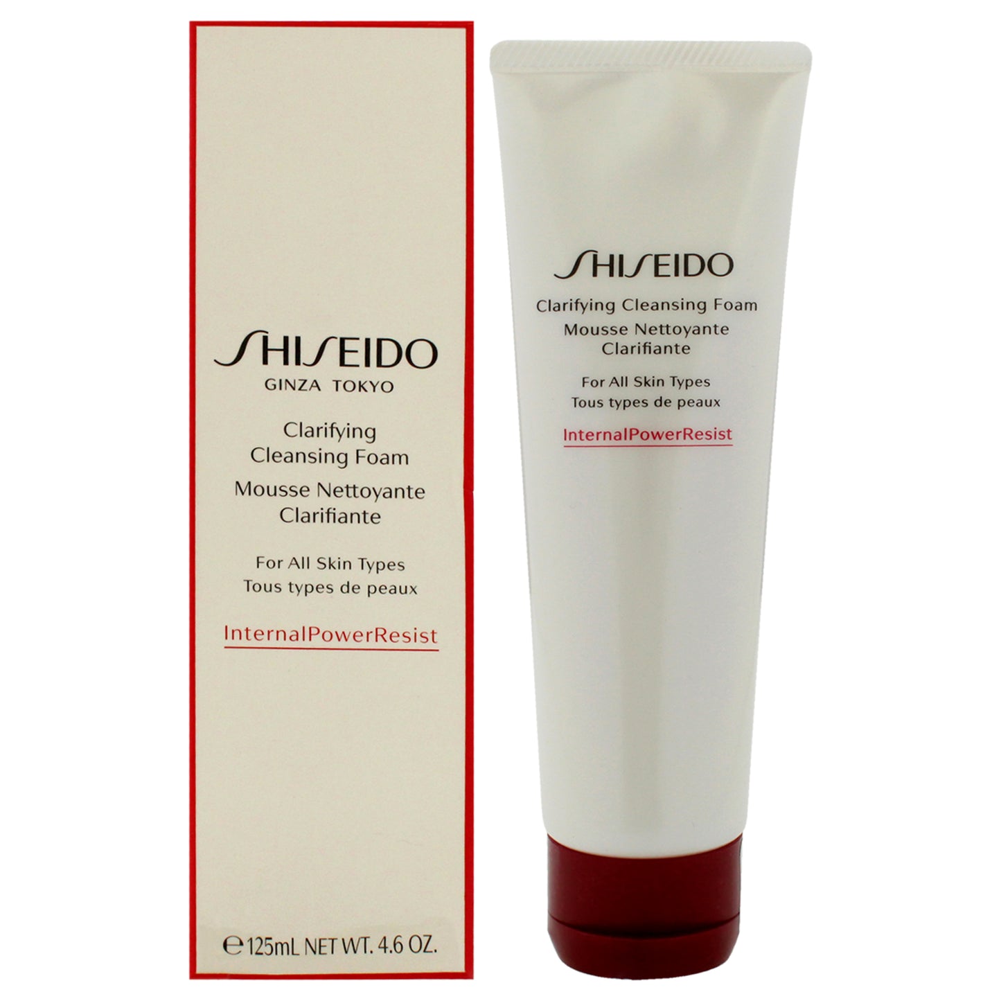 Clarifying Cleansing Foam by Shiseido for Unisex - 4.6 oz Cleanser (Tester)