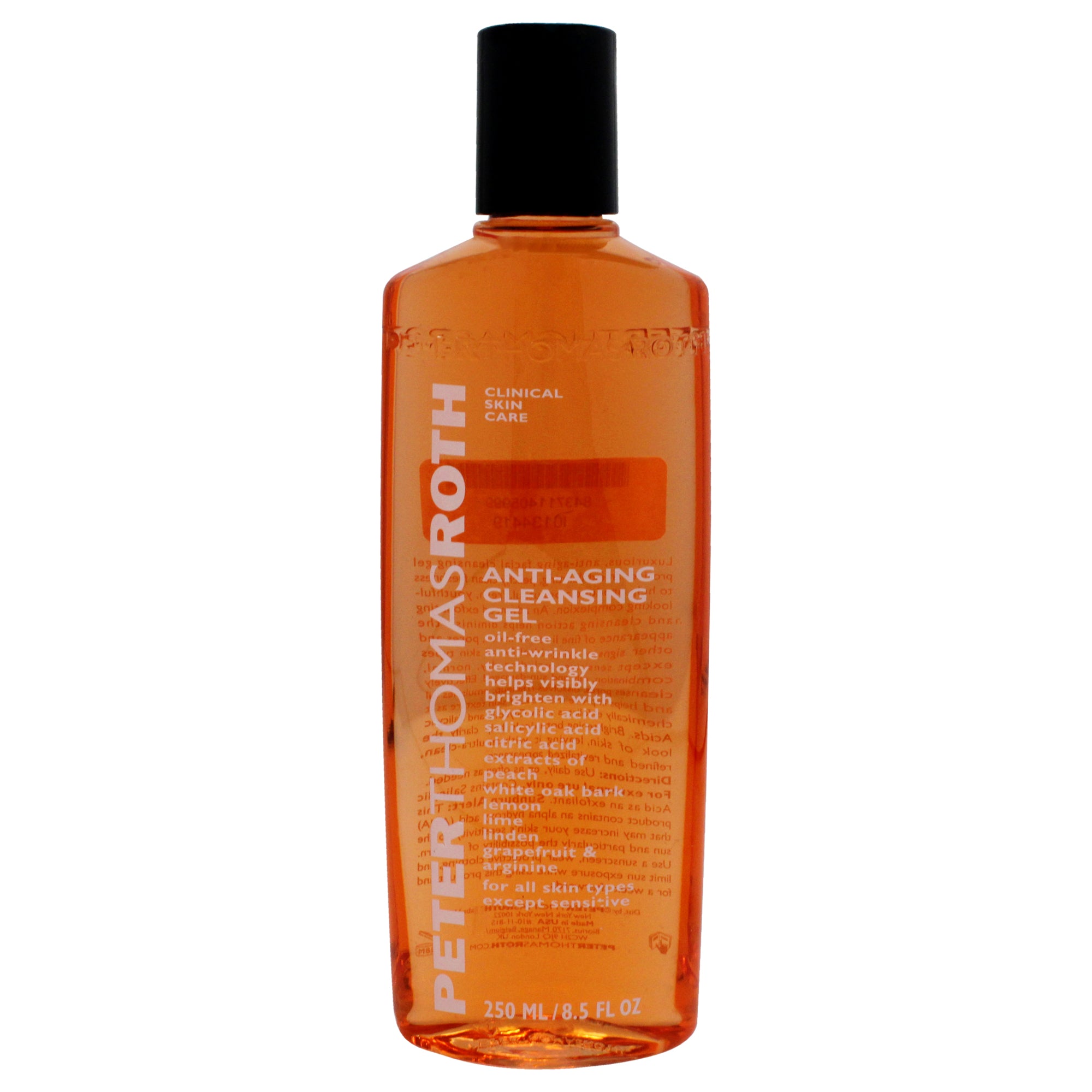 Anti-Aging Cleansing Gel by Peter Thomas Roth for Unisex - 8.5 oz Cleanser (Tester)