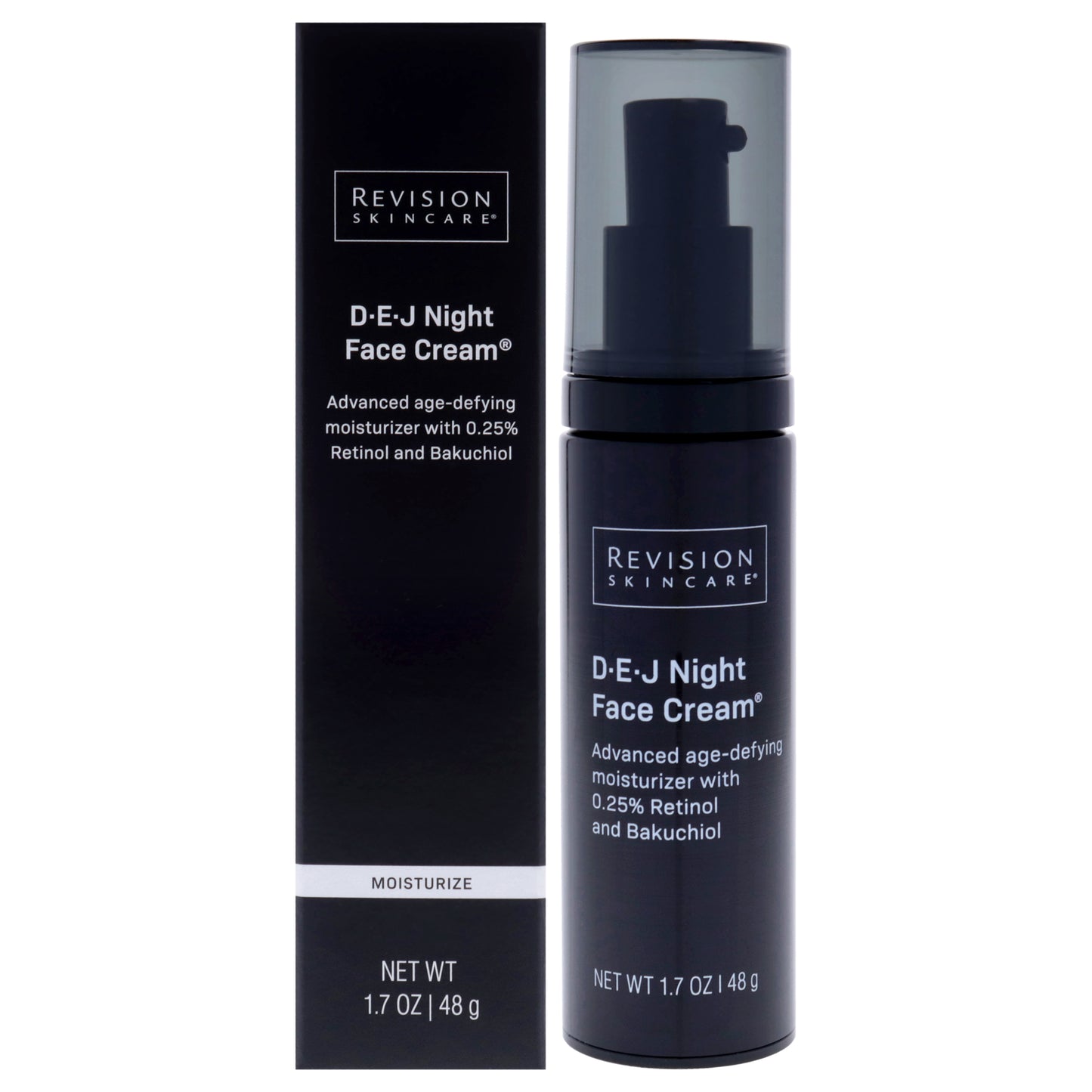 DEJ Night Face Cream by Revision for Unisex - 1.7 oz Cream