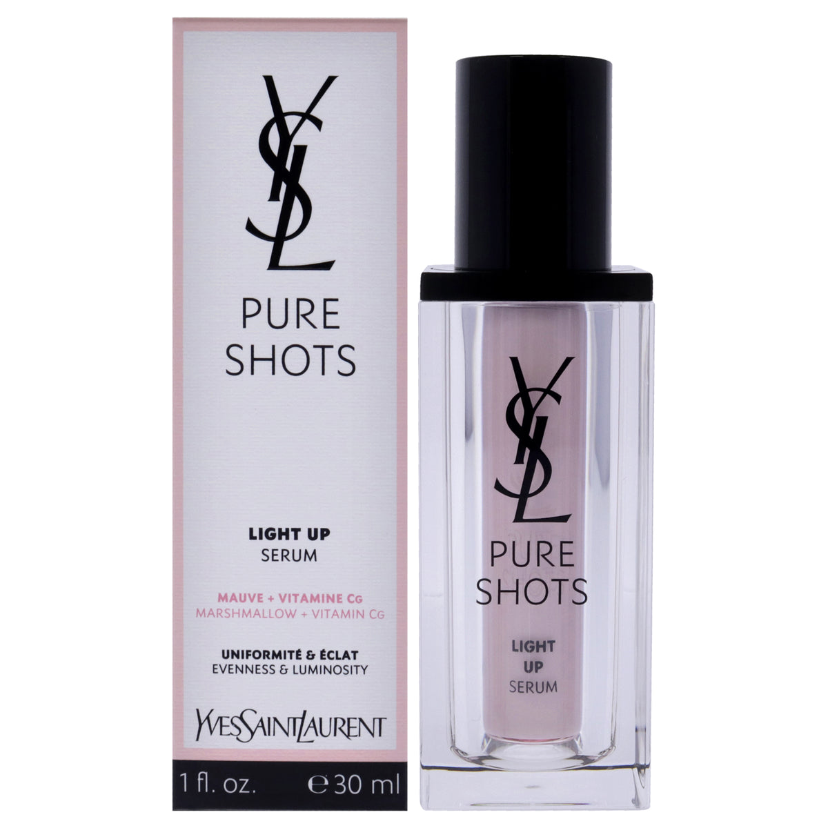 Pure Shots Light Up Brightening Serum by Yves Saint Laurent for Unisex - 1 oz Serum