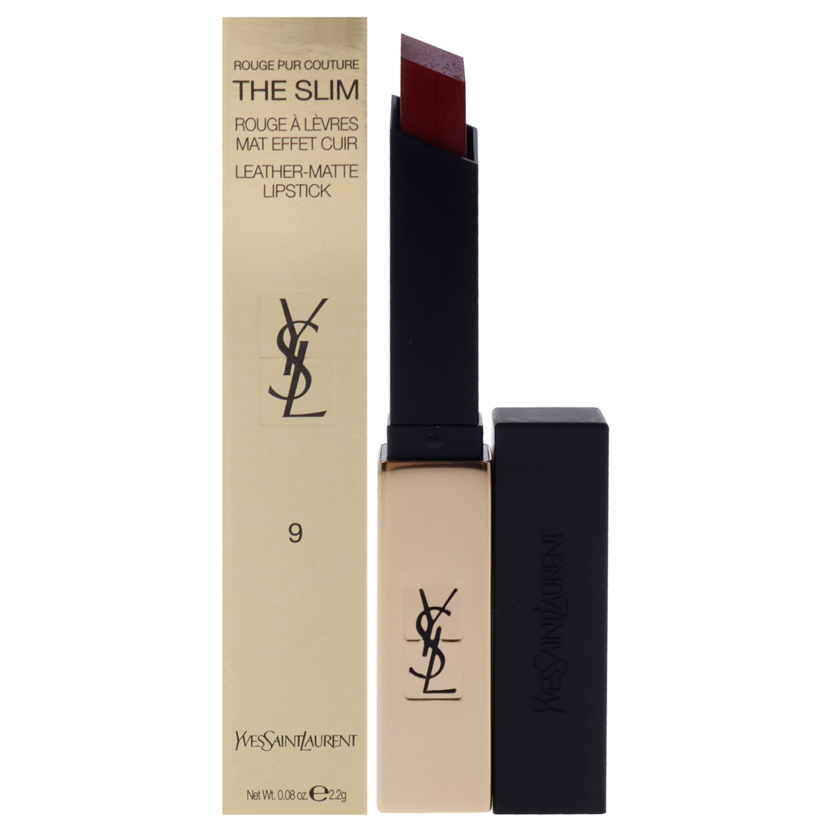 Rouge Pur Couture The Slim Matte Lipstick - 9 Red Enigma by Yves Saint Laurent for Women - 0.08 oz Lipstick