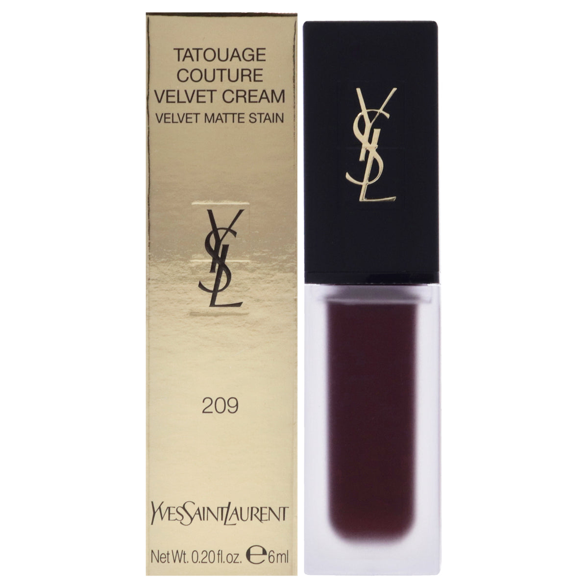 Tatouage Couture Velvet Matte Cream - 209 Anti-Social Prune by Yves Saint Laurent for Women - 0.2 oz Lipstick