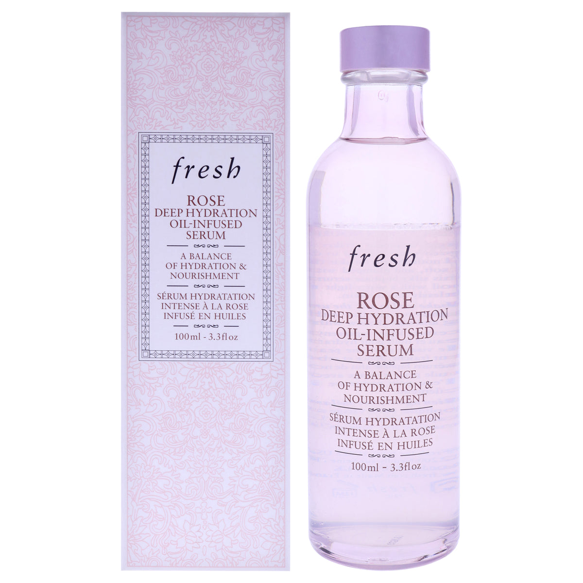 Rose Deep Hydration Oil-Infused Serum by Fresh for Women - 3.3 oz Serum