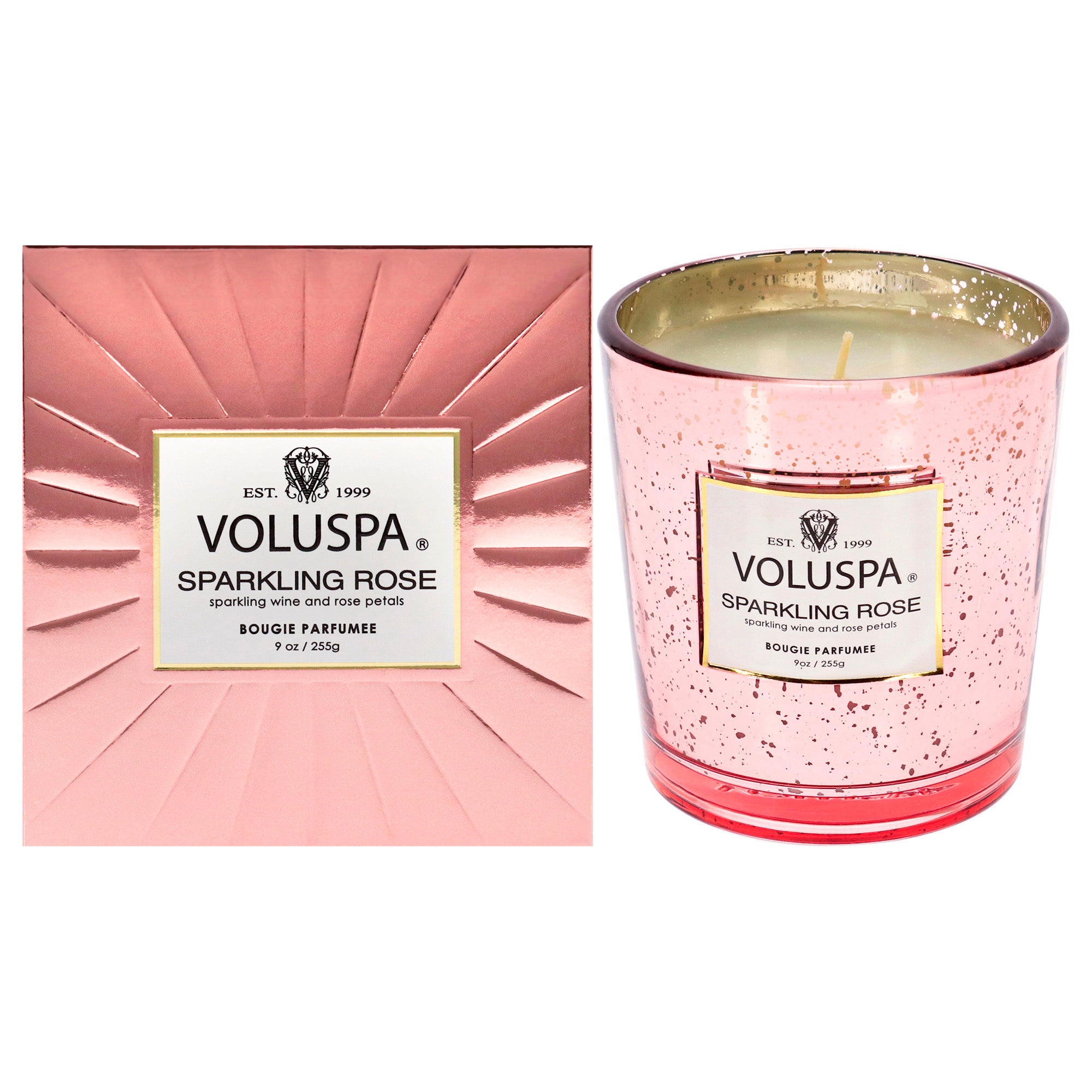 Classic - Sparkling Rose by Voluspa for Unisex - 9 oz Candle
