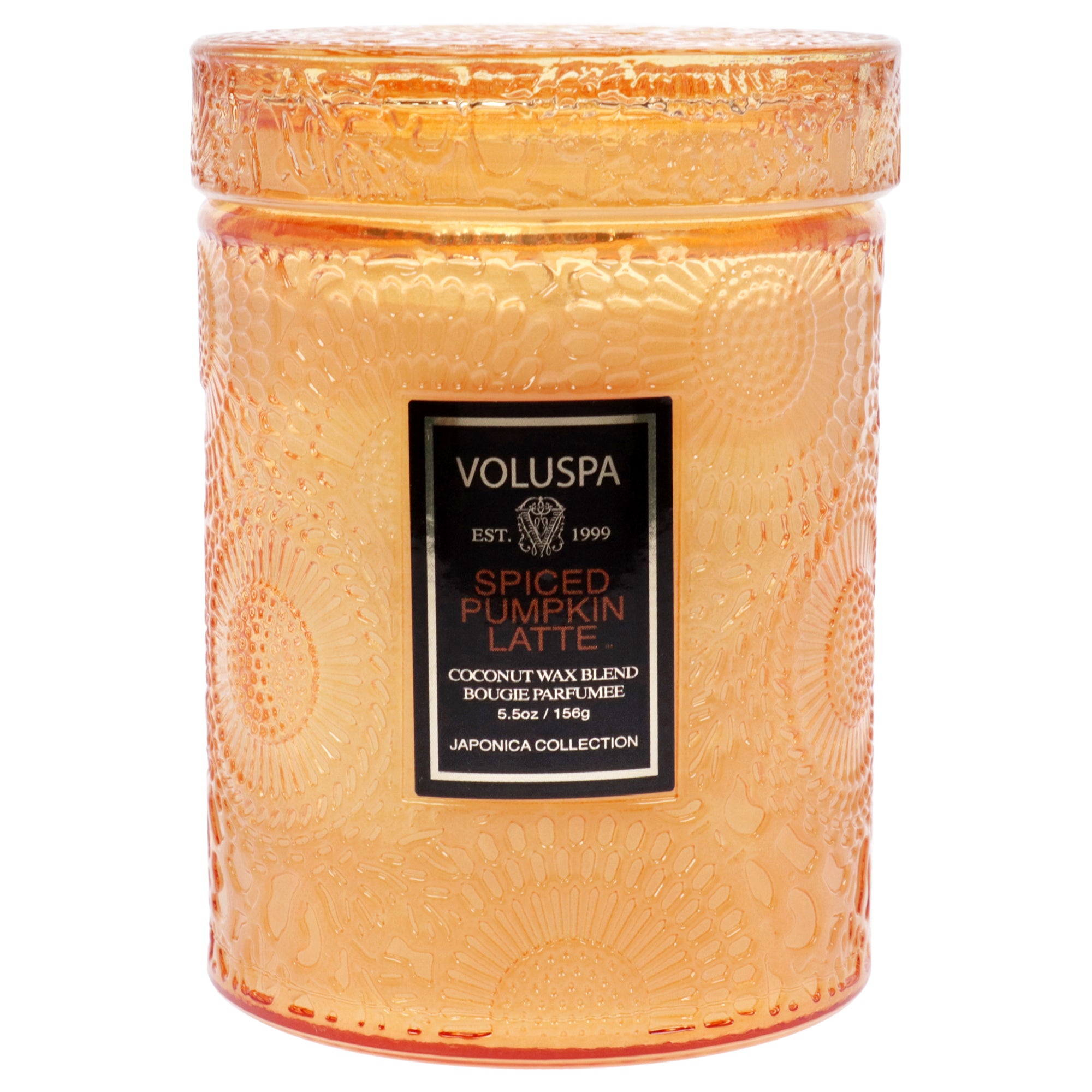 Japonica Collection Small - Spiced Pumpkin Latte by Voluspa for Unisex - 5.5 oz Candle