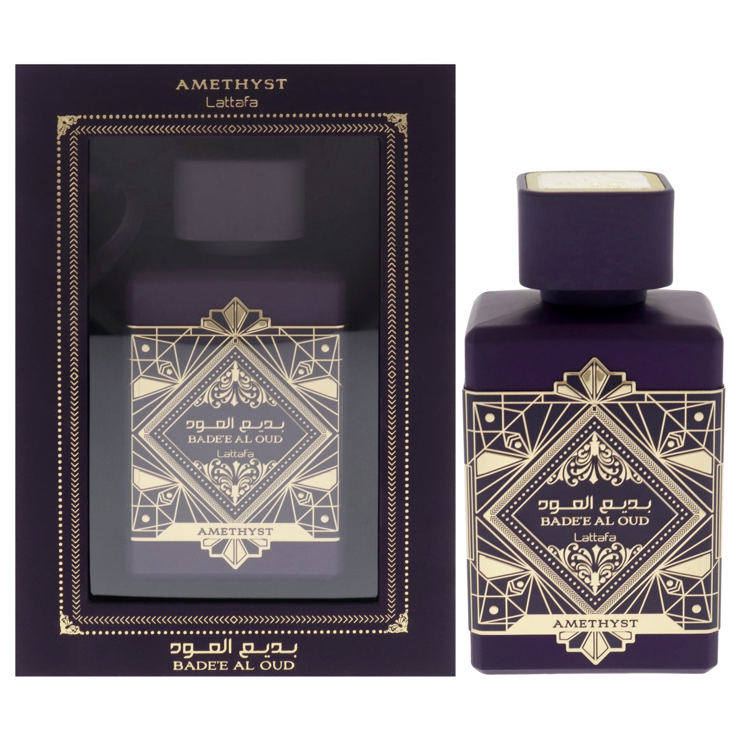 Badee Al Oud Collection - Amethyst by Lattafa for Unisex - 3.4 oz EDP Spray