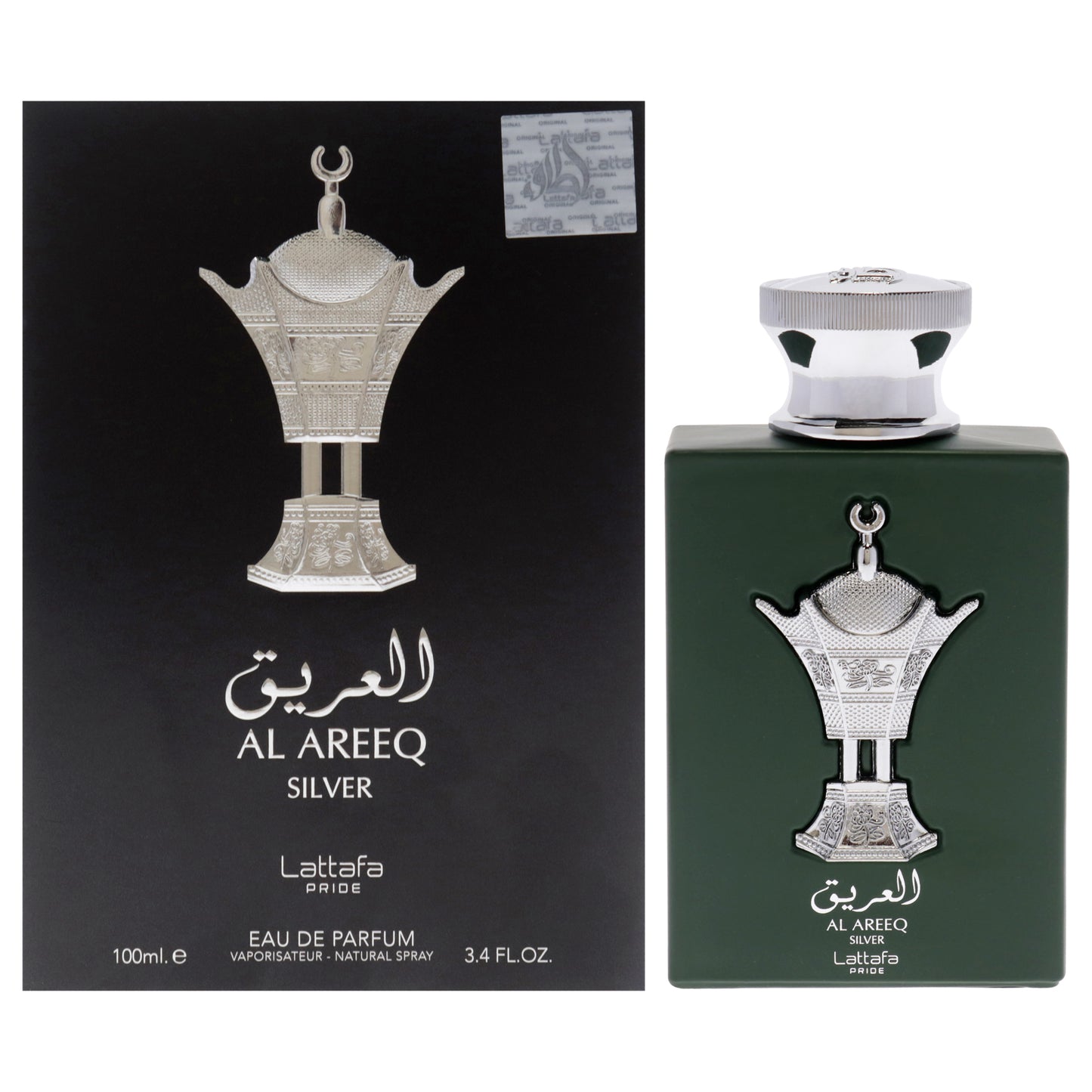 Pride - Al Areeq Silver by Lattafa for Men - 3.4 oz EDP Spray