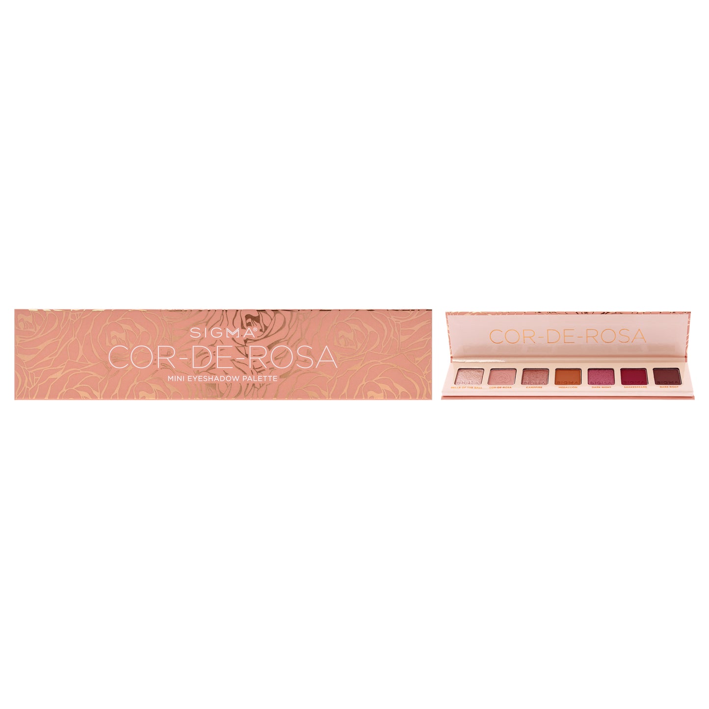 Mini Eyeshadow Palette - Cor-De-Rosa by SIGMA for Women - 0.27 oz Eye Shadow