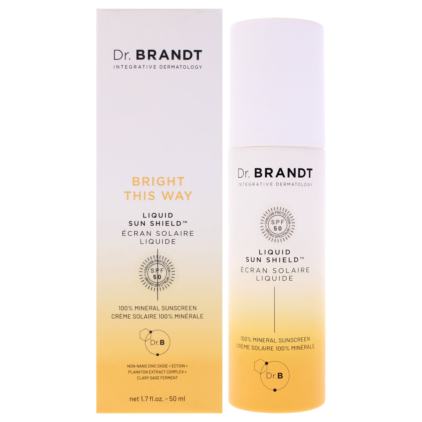 Bright This Way Liquid Sun Shield SPF 50 by Dr. Brandt 1.7 oz Sunscreen