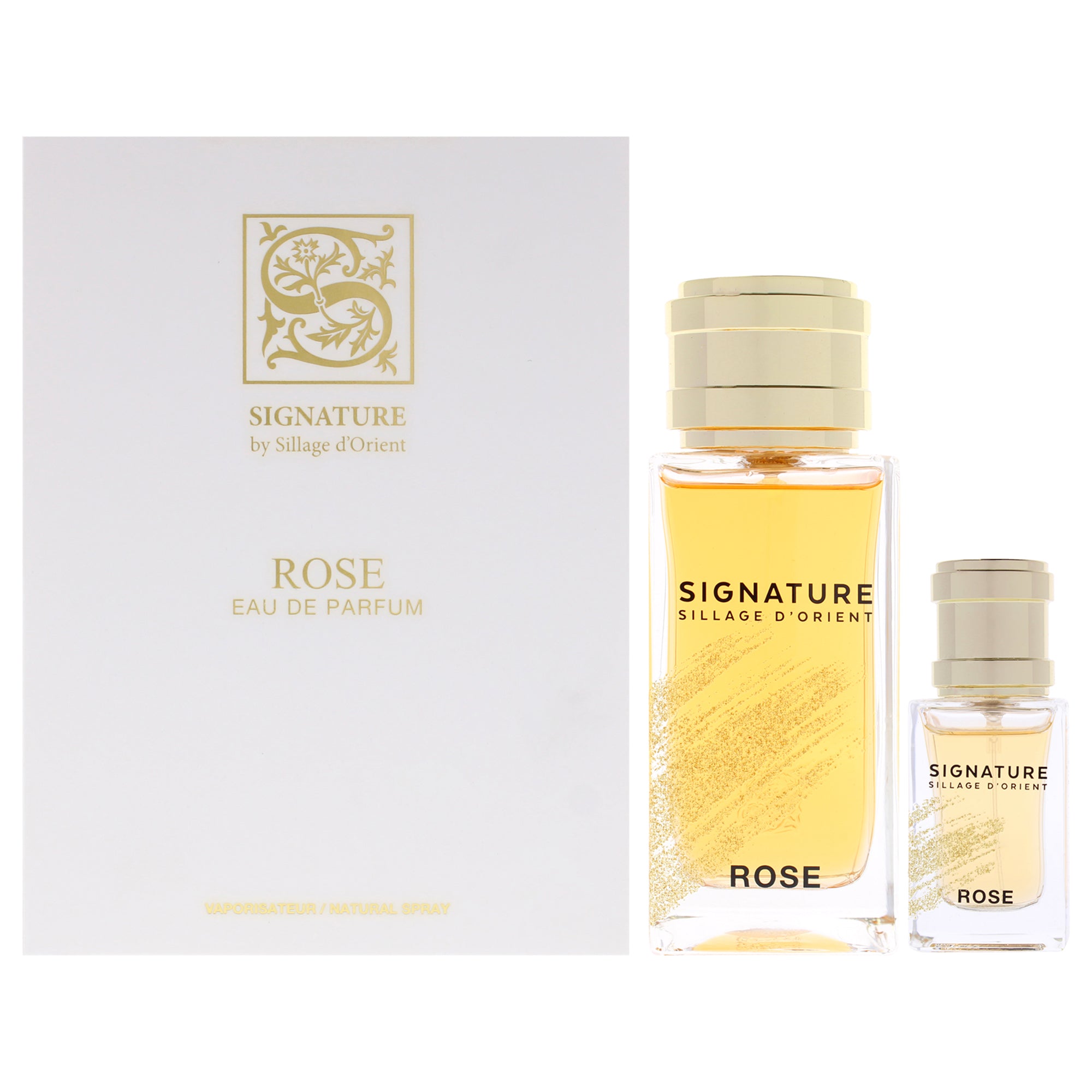 Rose by Sillage dOrient for Women - 3 Pc Gift Set 3.4oz EDP Spray, 0.5oz EDP Spray, Funnel
