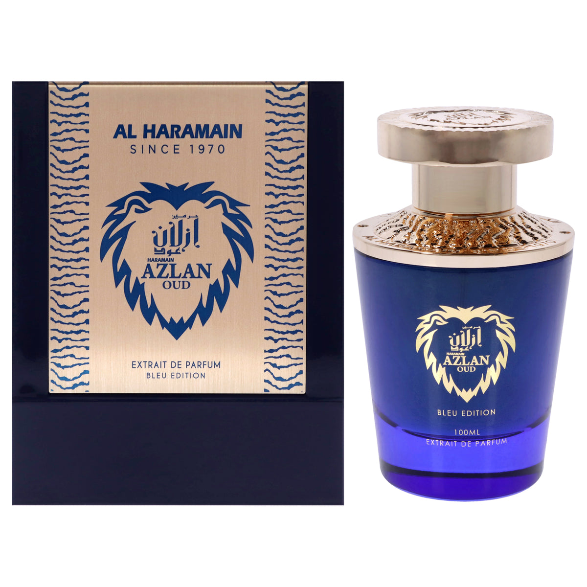 Azlan Oud - Bleu Edition by Al Haramain for Unisex - 3.33 oz Extrait De Parfum Spray