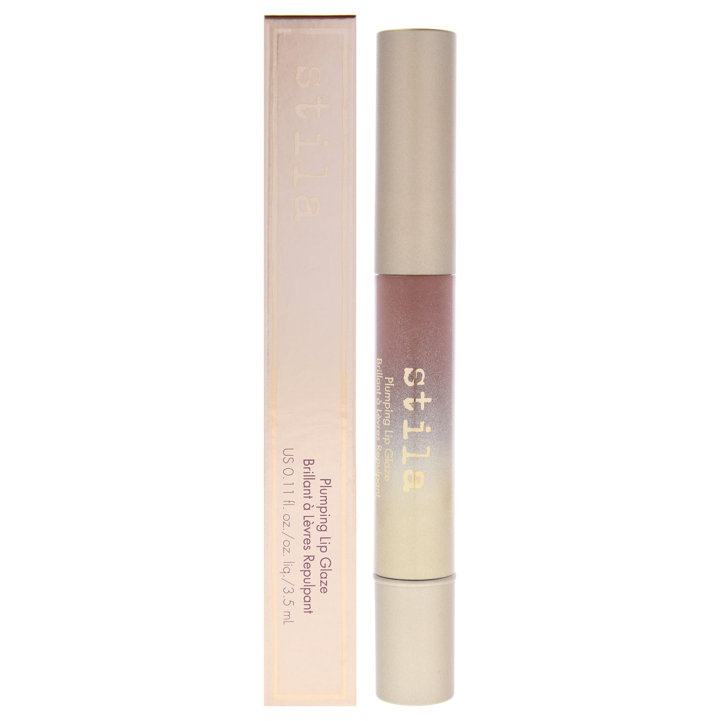 Plumping Lip Glaze - Brown Sugar by Stila for Women - 0.11 oz Lip Gloss