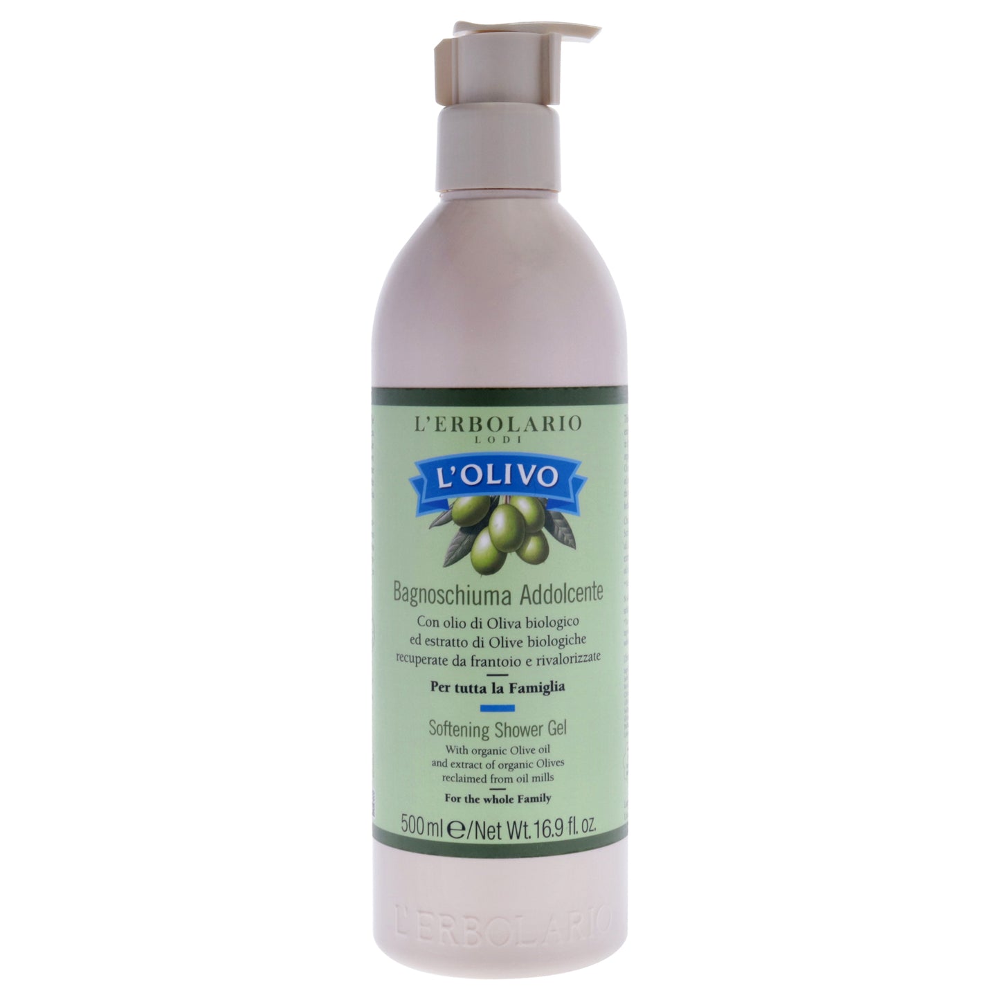 LOlivo Softening Shower Gel by LErbolario for Unisex - 16.9 oz Shower Gel